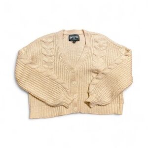 American Eagle cropped wool blend cardigan